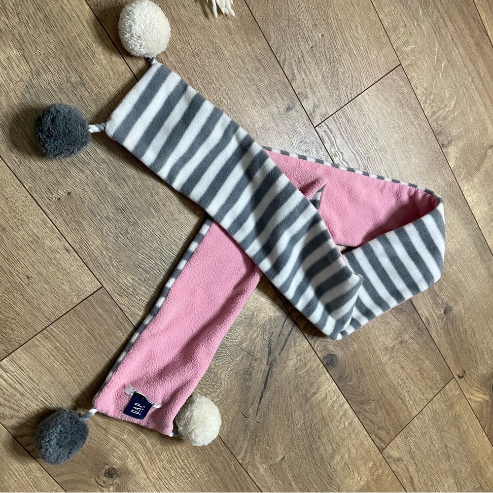 Cozy Kids Scarf Set - Pink, Cream, Gray - Picture 6 of 9